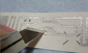 RFID tag disassembly