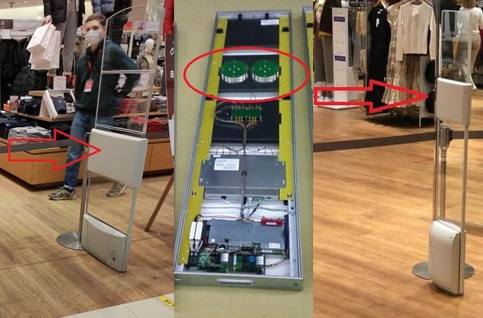Checkpoint gates with RFID