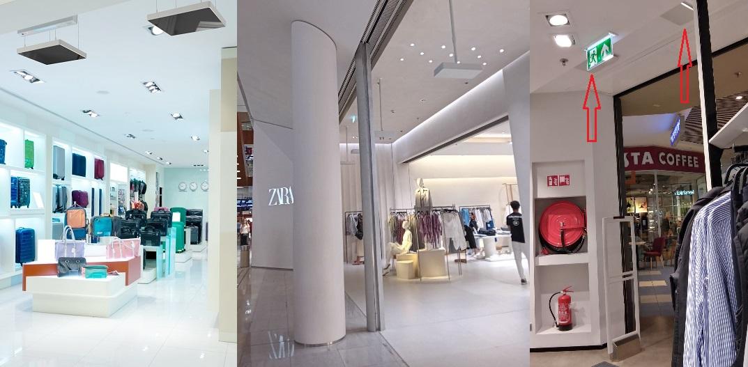 Sensormatic overhead RFID